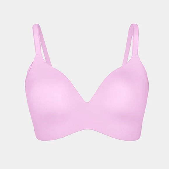 Knix WingWoman Contour Bra Pink Comfort Wireless Womens Size 42E - Picture 2 of 6